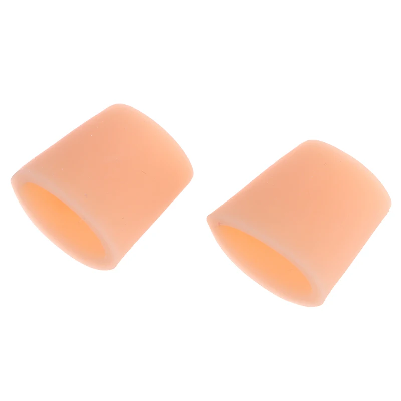 

2pcs/lot Silicone Gel Little Toe Tube Corns Blisters Corrector Gel Bunion Toe Gel Sleeve Protective silicone cover