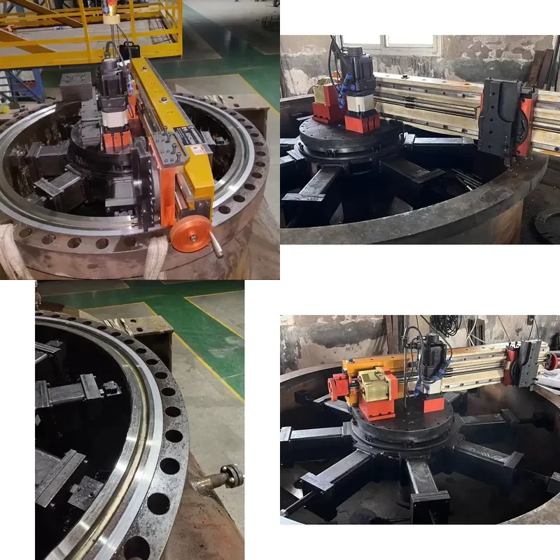 HCY XDFC2000 PORTABLE FLANGE LATHE/OUTER DIAMETER INSTALLATION FLANGE FACE