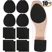 2/10Pcs Wear-Resistant Non-Slip Shoes Mat Self-Adhesive Forefoot High Heels Sticker High Heel Sole Protector Rubber Pads Cushion