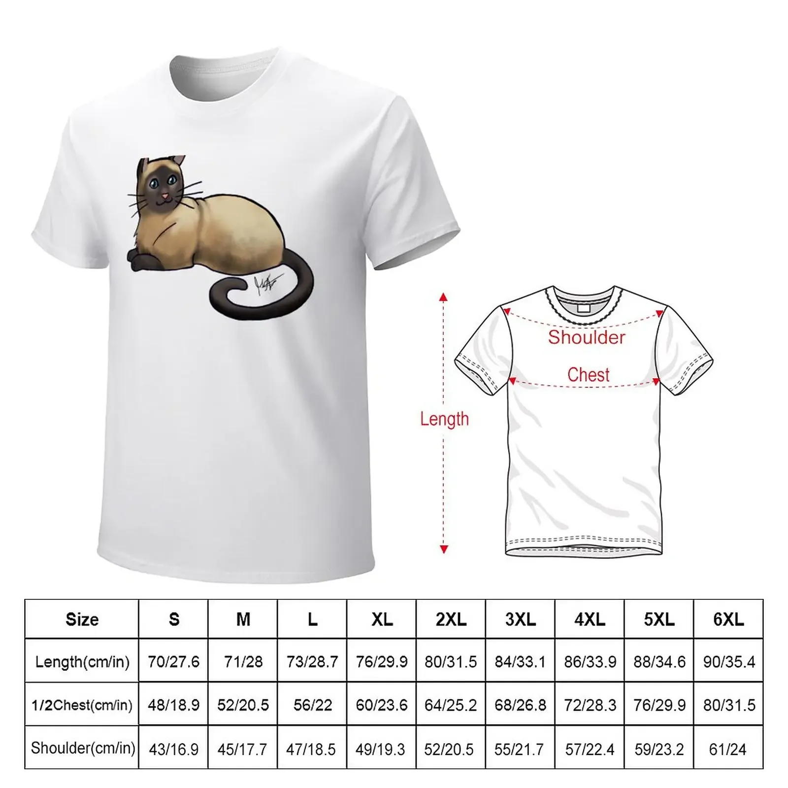 American Shorthair Seal Point T-Shirt Short sleeve tee for a boy sublime Men's t shirts