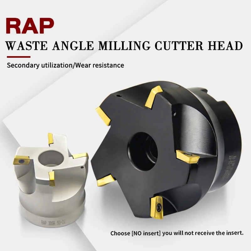 RAP 300R/400R 50-22-4T 63-22-4T 80-27-5T 100-32-6T Testa positiva da 75 gradi Inserto APMT Fresa CNC Fresa frontale