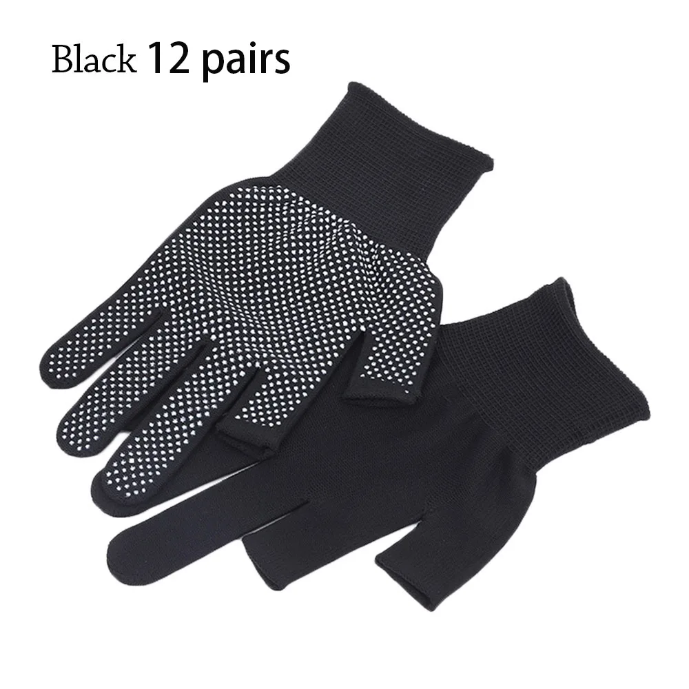 

12 Pairs Elastic Anti-slip Riding Gloves Thin Touchscreen Work Gloves Breathable Lightweight Cycling Gloves Men Women