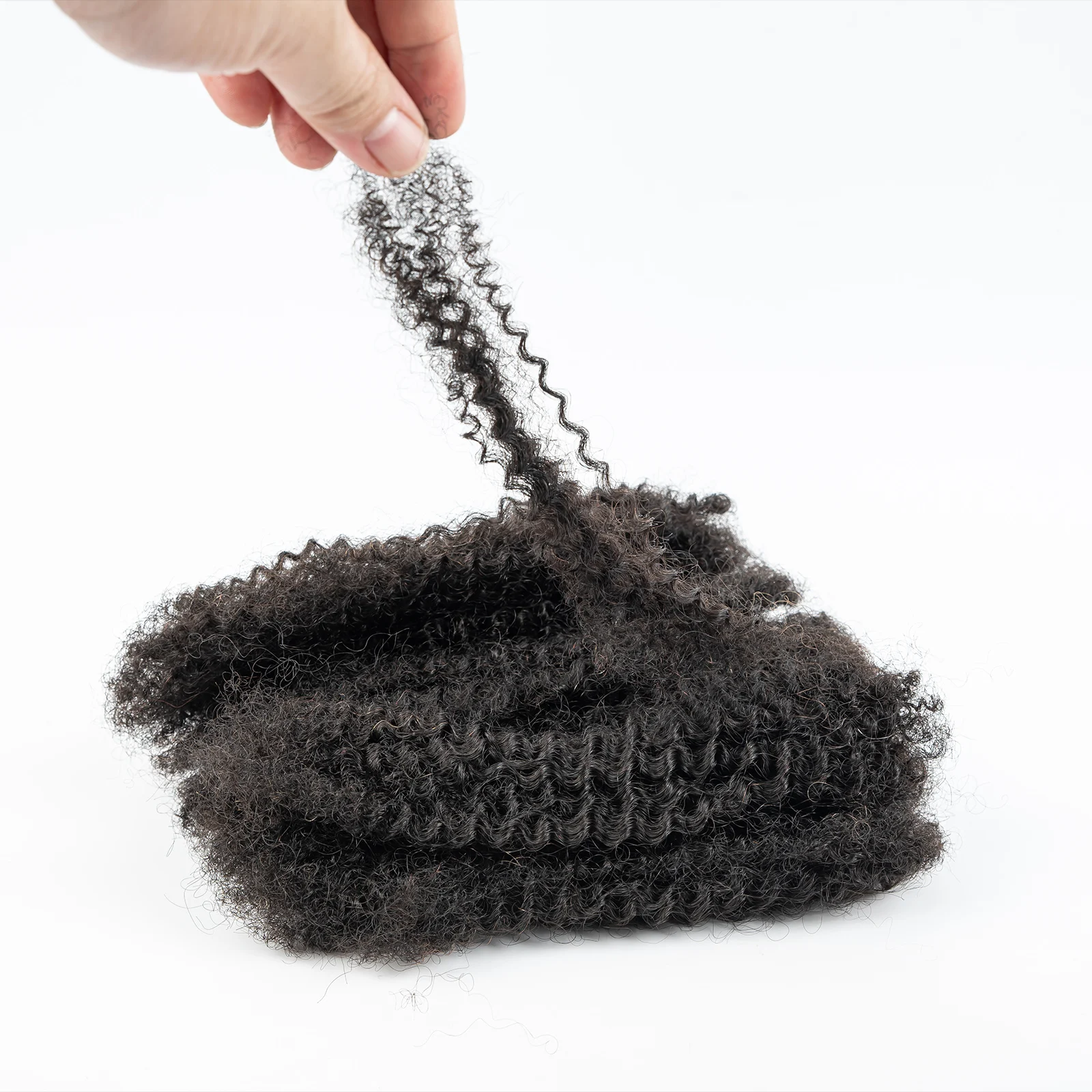 30 oder 50 g/Packung 10-18 Zoll 4C Afro Kinky Bulk Echthaarverlängerungen ohne Schuss brasilianisches Remy Bulk für Locs Micro Twist Flechthaar – Detail 24