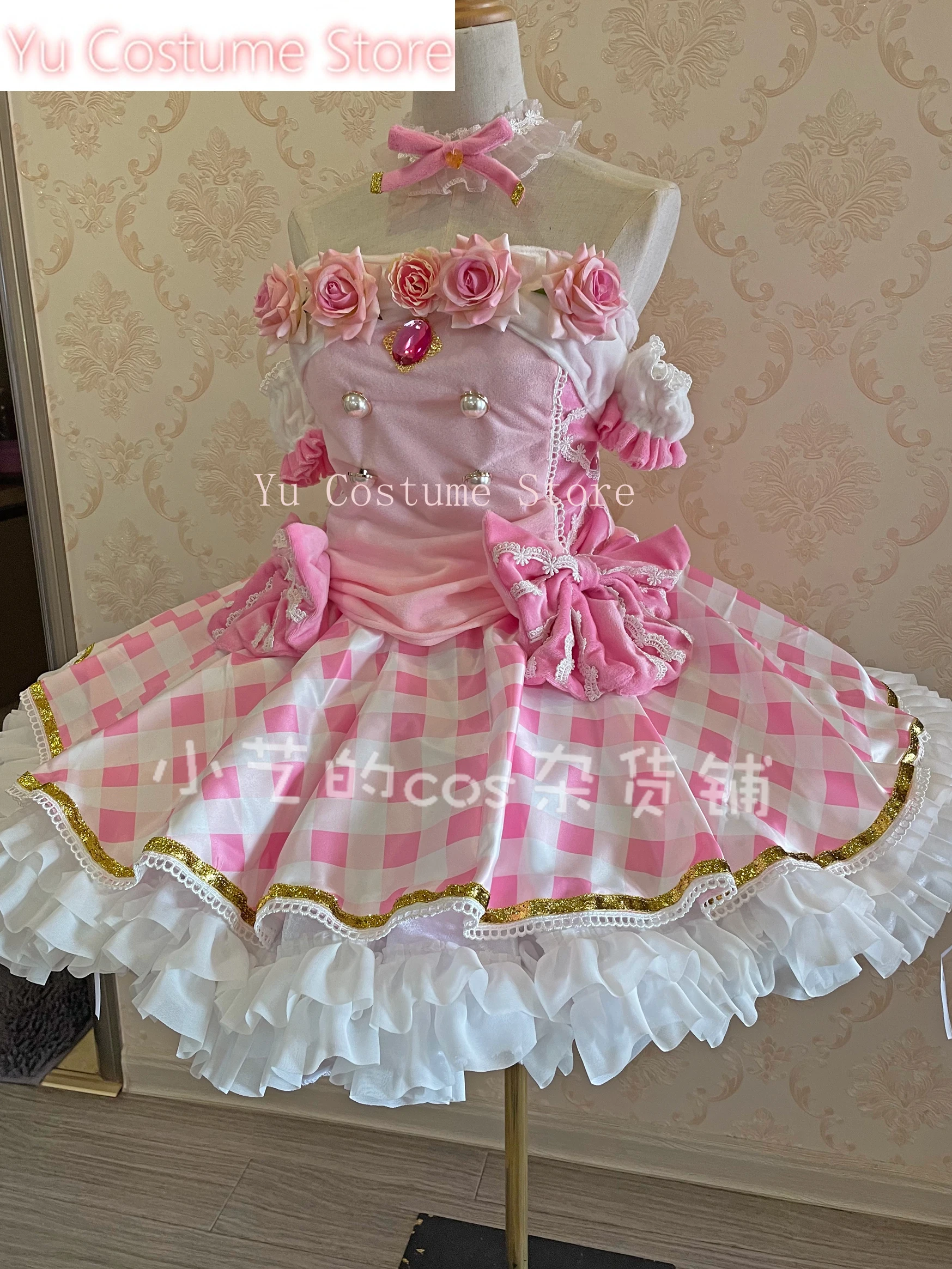 [Customized] Anime! LoveLive! PERFECT Dream Project Uehara Ayumu Dress Uniform Cosplay Costume Halloween Party Role Play Suit