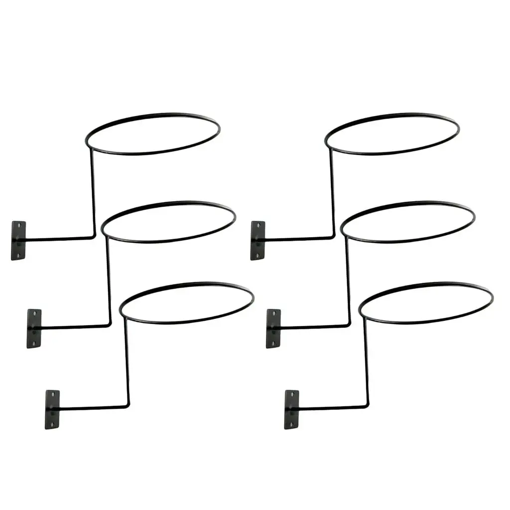 오토바이 헬멧 거치대 랙 벽 마운트 모자 스탠드 디스플레이 랙 코트 모자 후크, 모자 모자 모자 재킷 오토바이 액세서리, 6 개