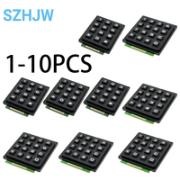 1-10PCS 4x4 4x3 Matrix Keypad Module, 12/16 Key Switch Keyboard for Arduino Raspberry Pi DIY Electronic Projects