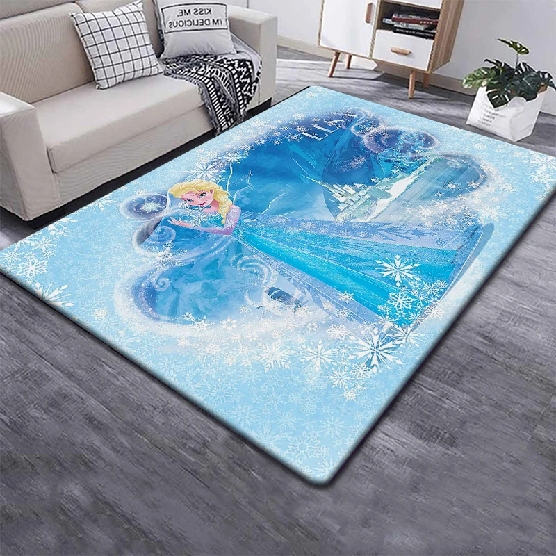 Frozen Carpet Girl Room Princess decoration bedroom  living room decoration  anime rug  area rug  carpets  bedroom decor  rug