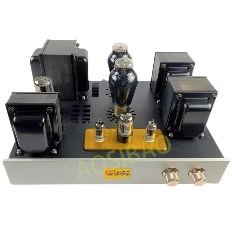 AIYIMA SMSL KIT-1 300B Vacuum Tube Amplifier 8W+8W Single ended Class A Tube Amp Pure manual welding HIFI Amplifier Audio