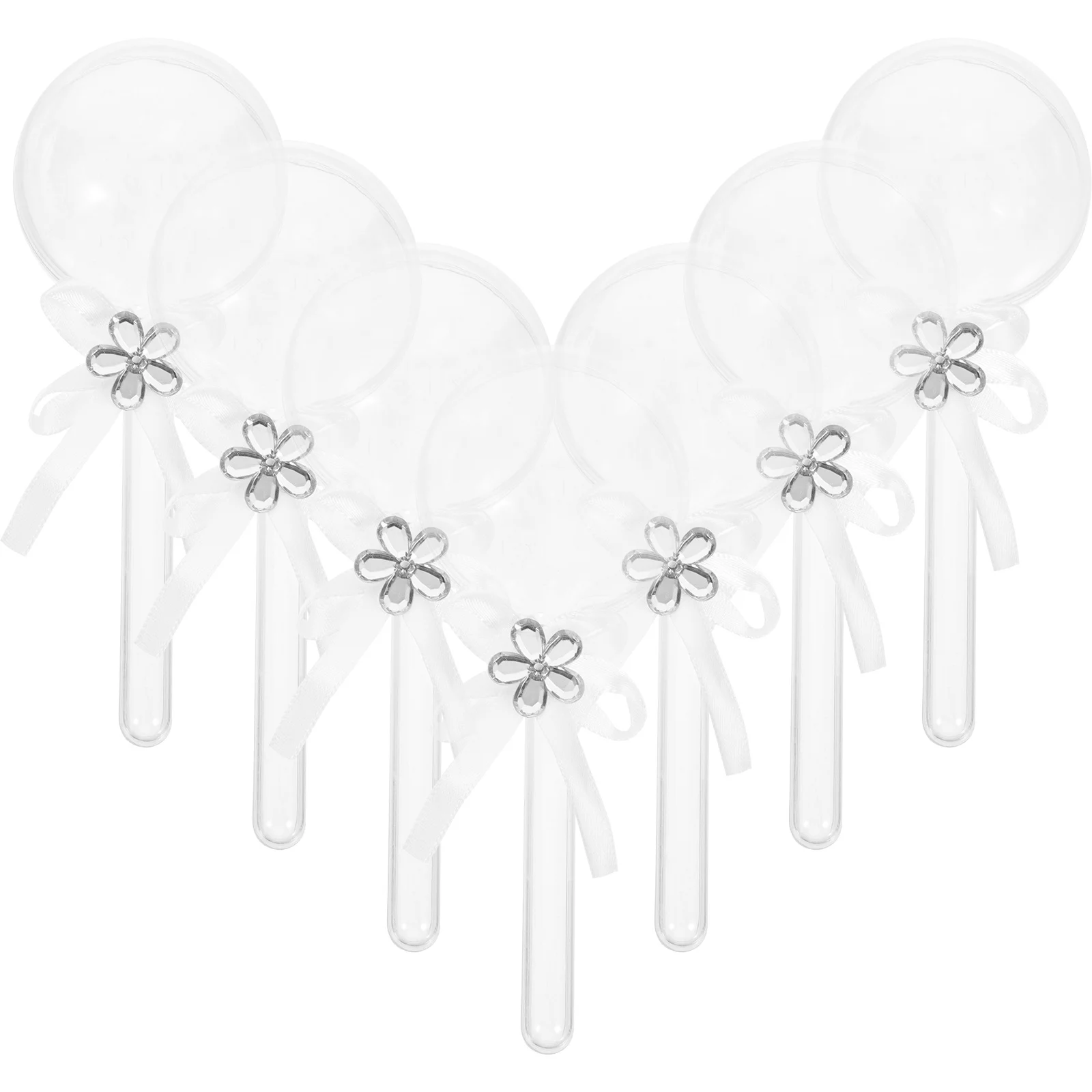 

12pcs Candy Box Lollipop Shape Clear Plastic Container For Wedding Party Favor Treats Packaging Gift Boxes Storage Case