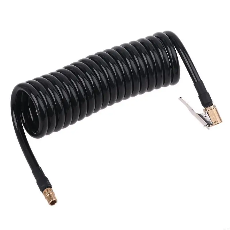 

G92C Heavy Duty Coiled Air Hose Air Compressor Coil Hose PU Spring Pipe Metal Made