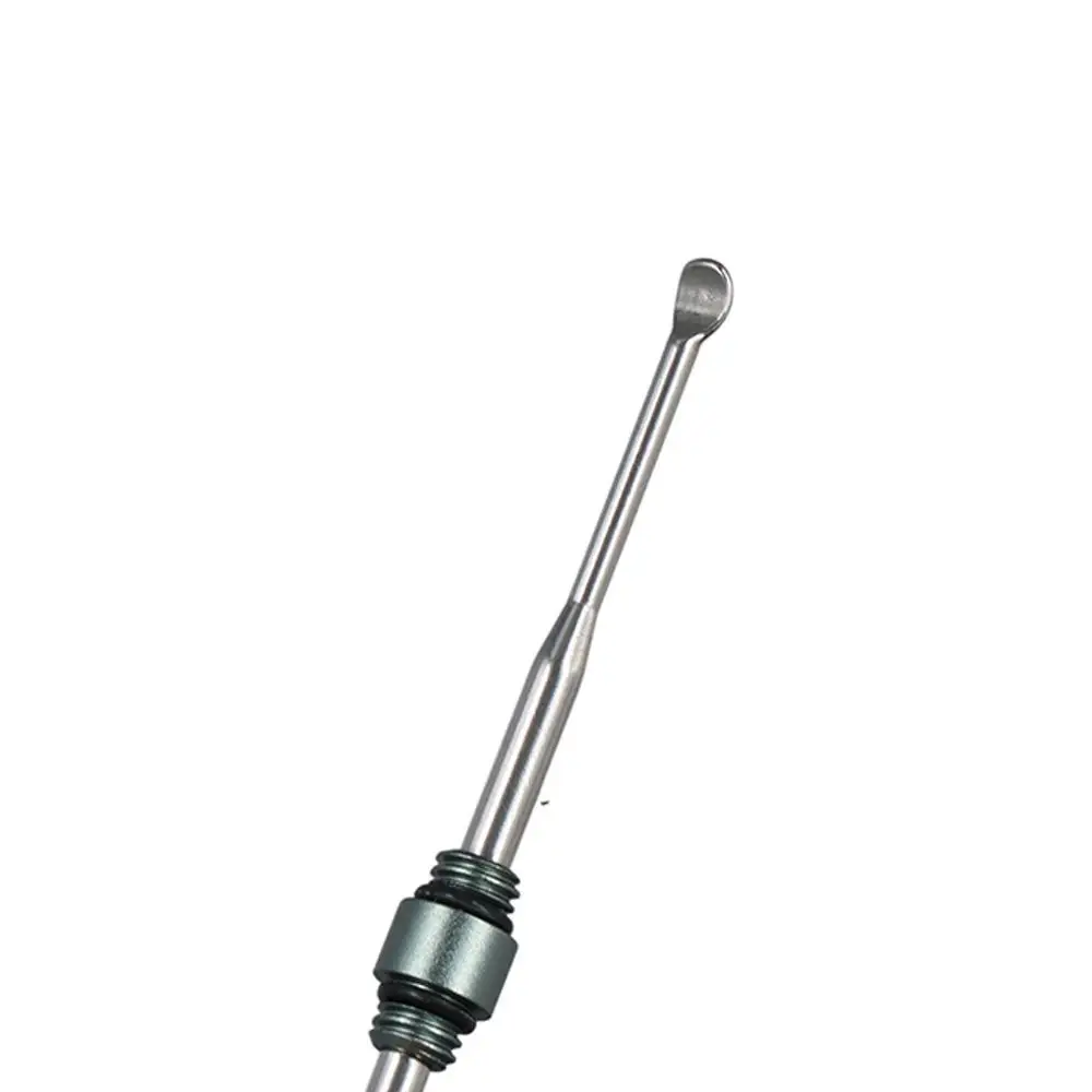 الأذن كوريت المنزل استخدام خلال أذني الأذن تنظيف أداة مسواك الأذن المنتقى المفاتيح المعلقات الأذن الشمع إزالة الأذن نظافة الأذن ملعقة #2