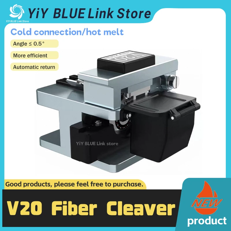 High-precision V20 fiber optic cutting knife hot melt cold splicing special cutting knife fully automatic return knife