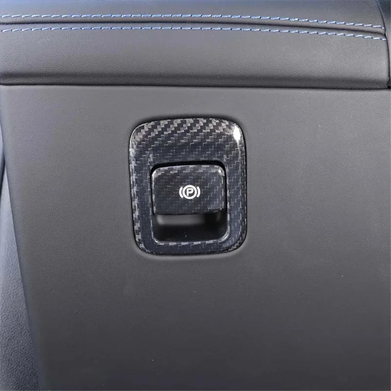 

For Maserati Grecale Dry Carbon Fiber Electronic Handbrake Auto P Button Switch Cover Trim modification 2022 2023 Accessories