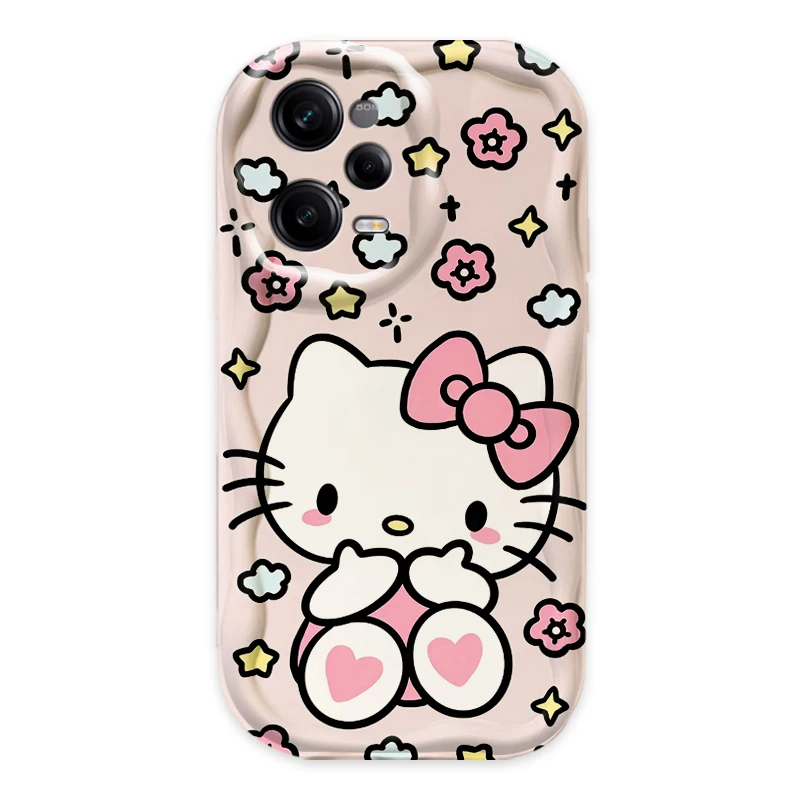 Cute Pink Hello Kitty Phone Case for Xiaomi Redmi Note 14 13 12 11 10 9 Pro Plus 14S 12S 11S 10S 9S Redmi 14C 14R 13C 12 4G 5G