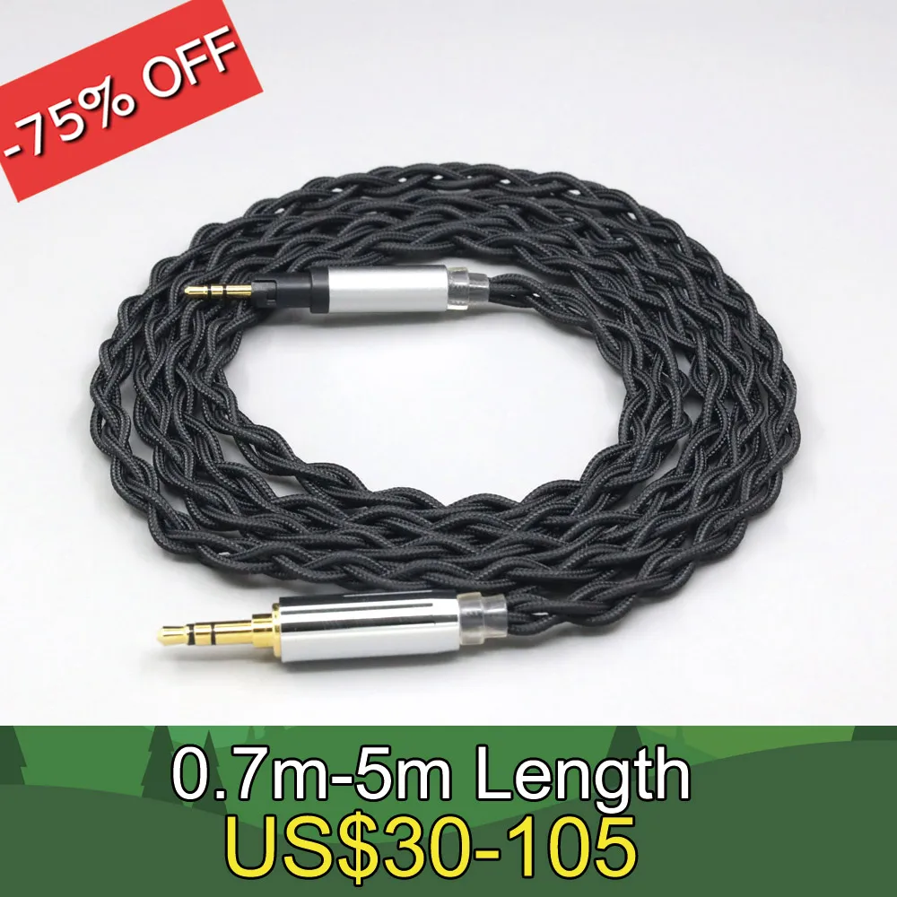 

Pure 99% Silver Inside Headphone Nylon Cable For Austrian Audio Hi-X15 Hi-X65 Hi-X50 X55 Headphones LN008450