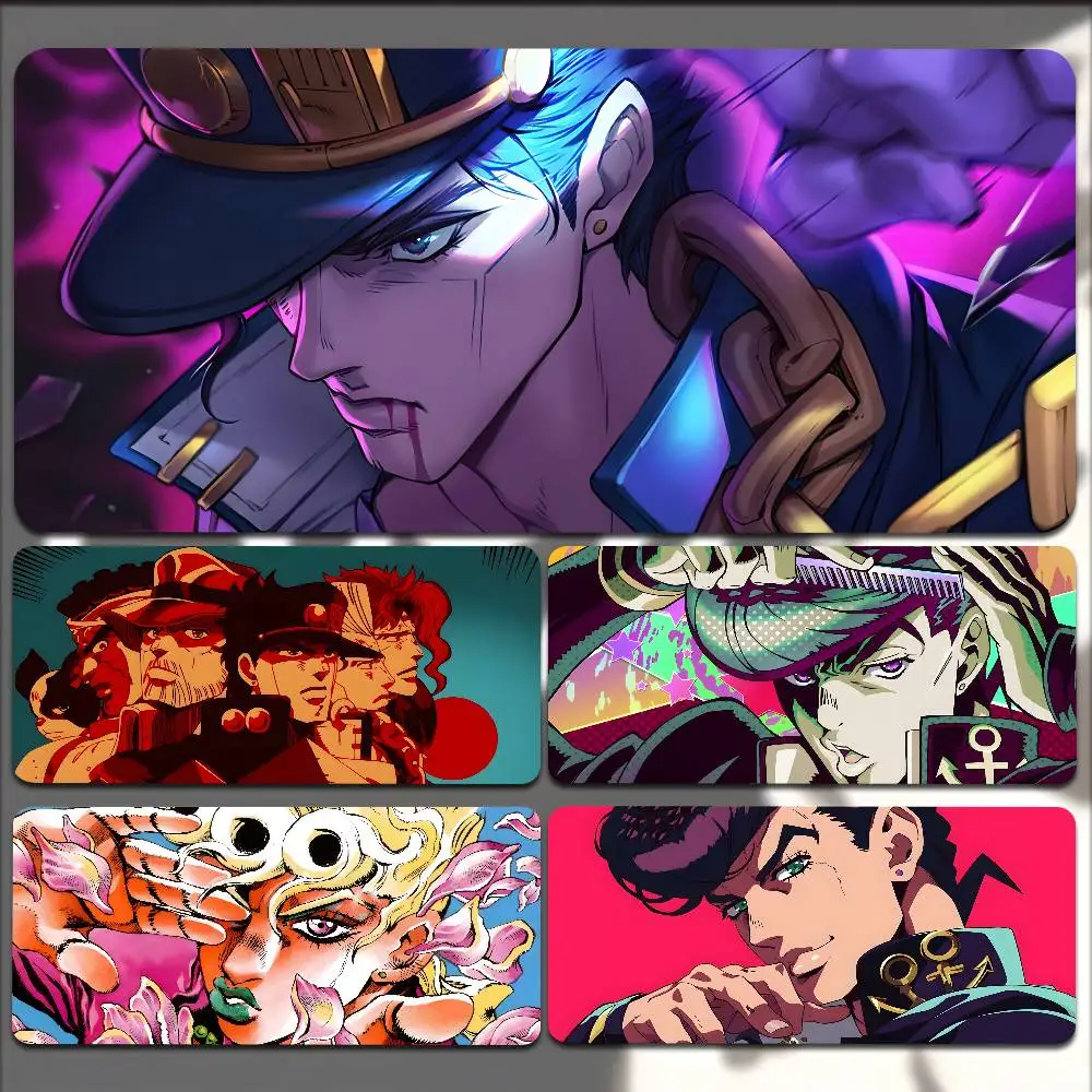 

Коврик для мыши JoJo's Bizarre Adventure, нескользящий, подходит для офисных компьютеров, ноутбуков, килимков для игрового стола для киберспорта, клавиатуры XXL