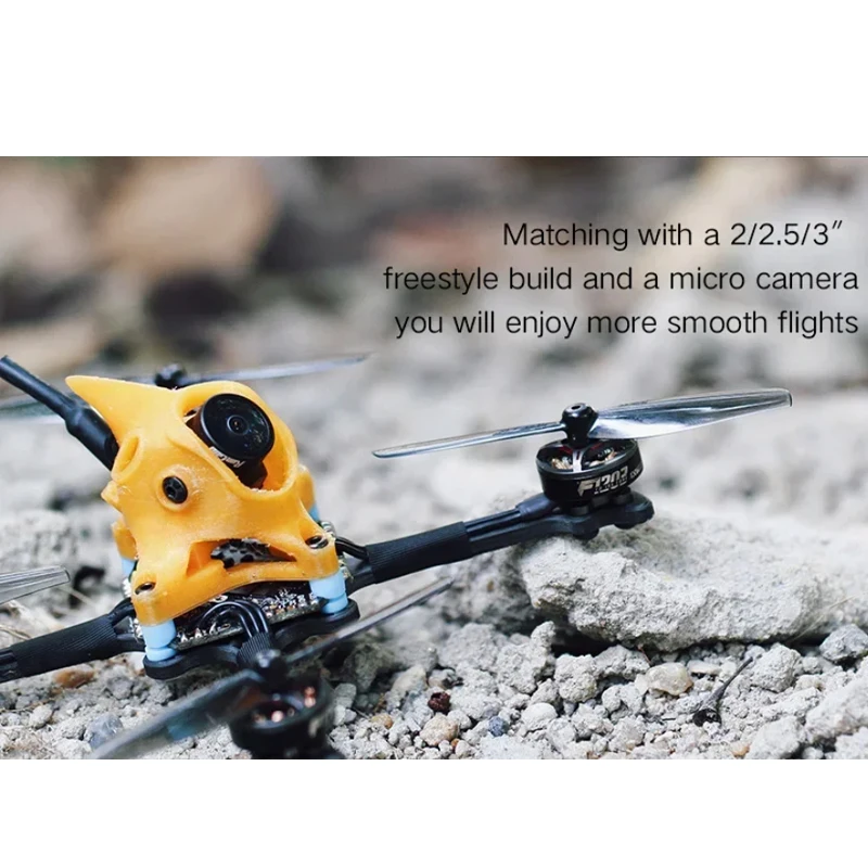 T-Motor F1203 7000kv 2-3S Lipo Ультралегкий бесщеточный двигатель с валом 1,5 мм, подходит для RC FPV 2/2,5/3 дюйма Free Travel Speed Drone