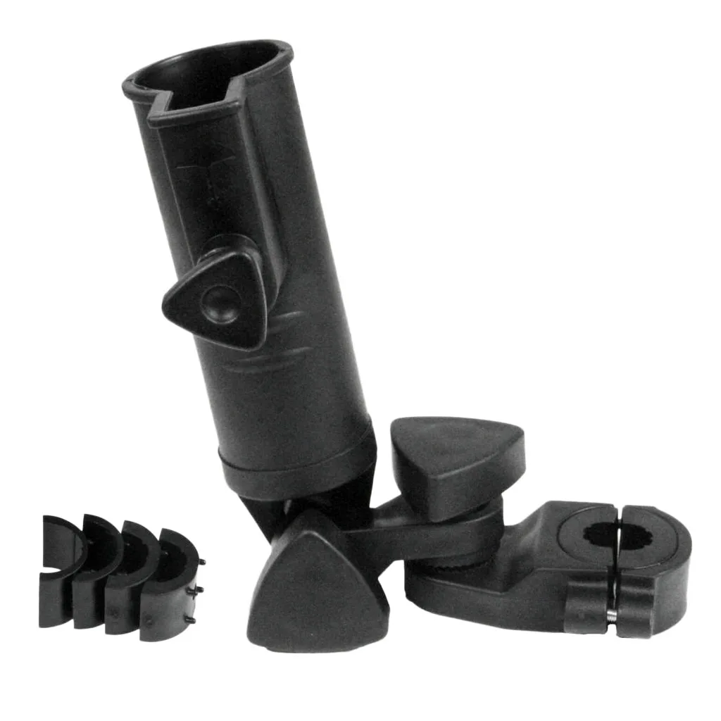 Universal Umbrella Holder Mount Adjustable Clamp for Golf Cart Trolley Push Buggy Weather Shield Support