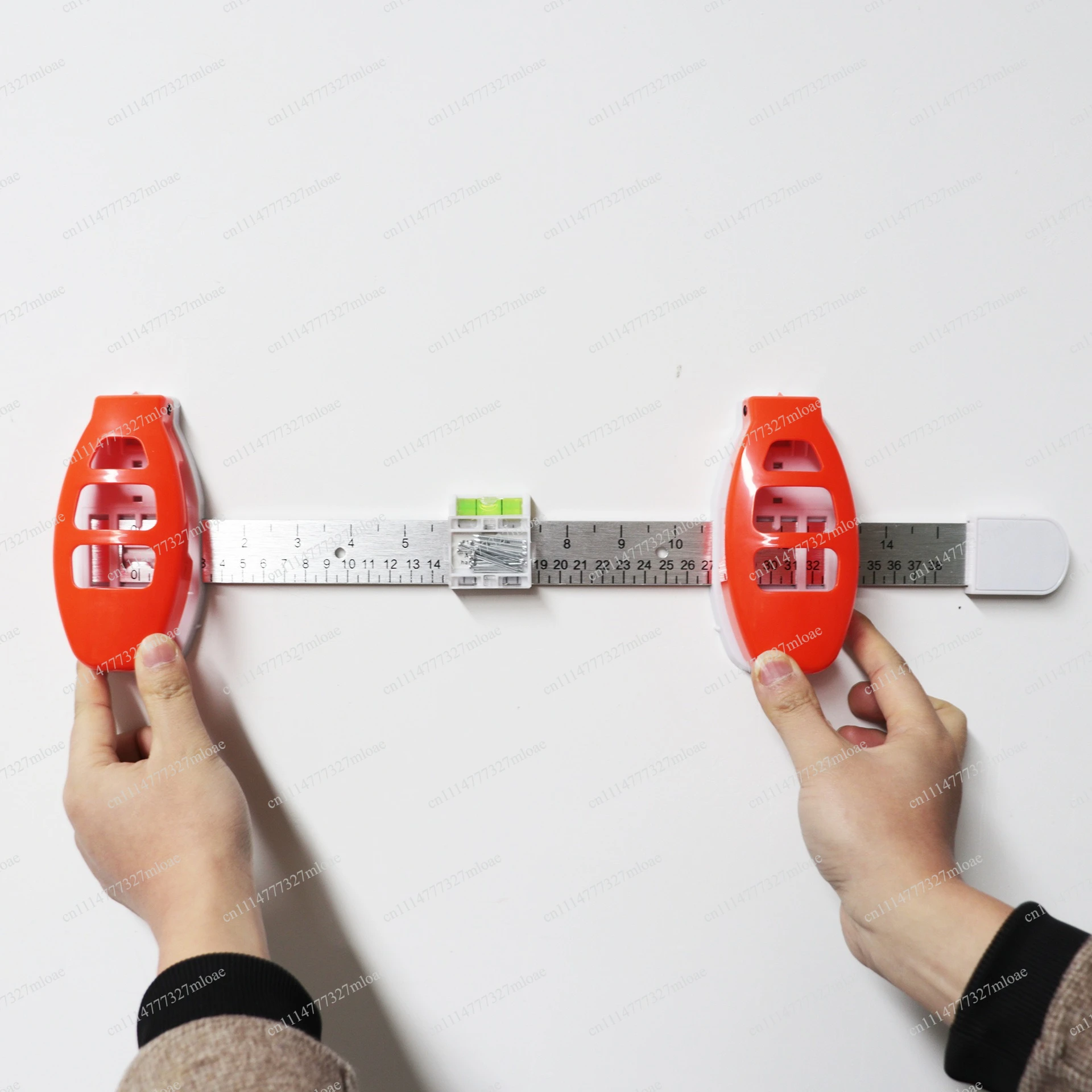 Photo frame hanging balance ruler nail positioning angle measuring ruler horizontal ruler