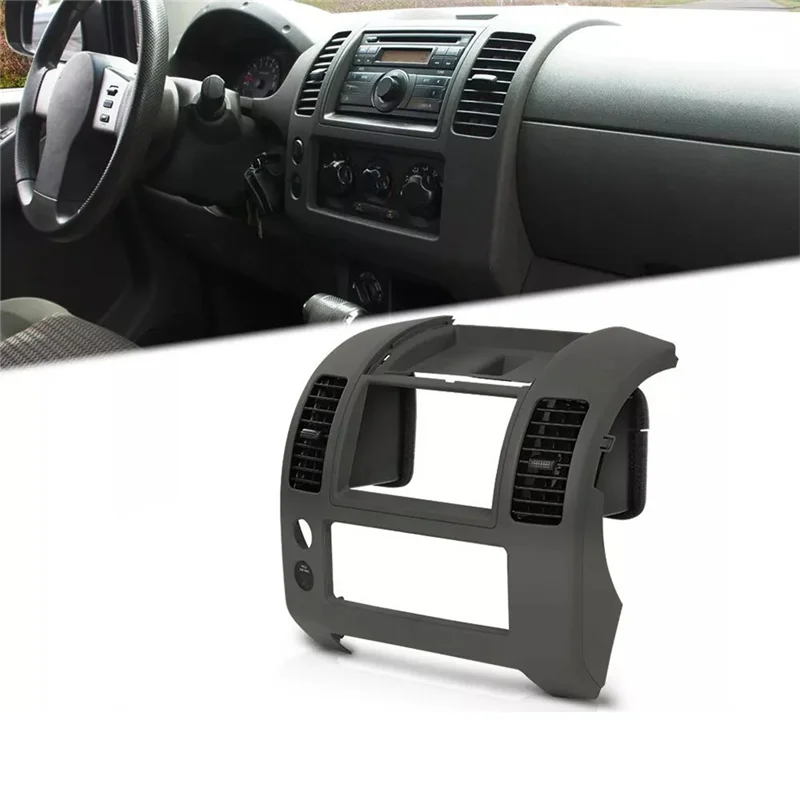 

68259-ZP16D центральная панель приборной панели, выходная решетка кондиционера для Nissan Frontier 2005-2020, рамка крышки консоли