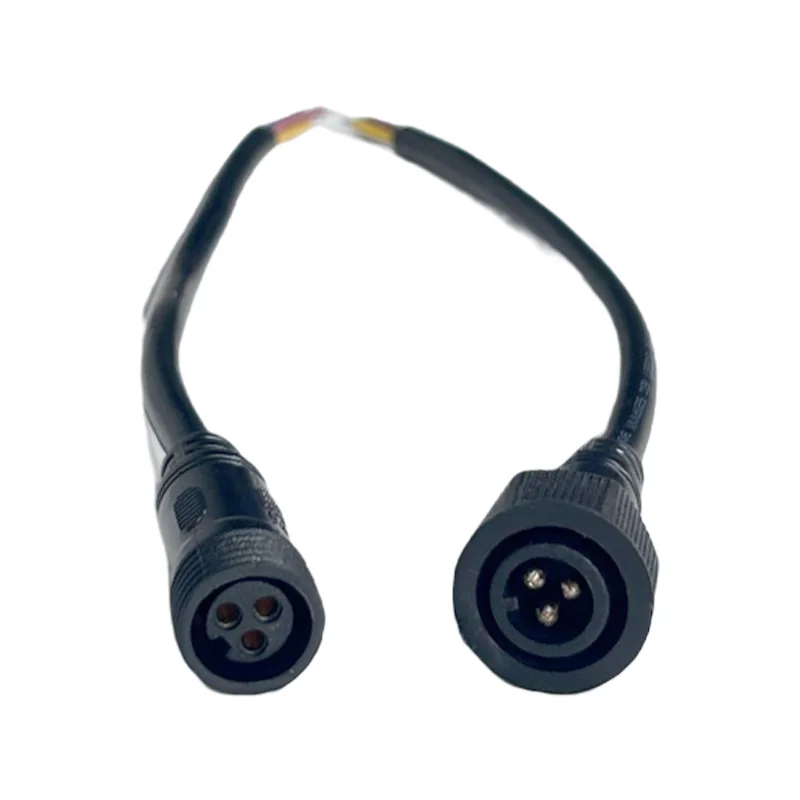 Waterproof 3-Pin Express Wiring Harness for Automotive Vehicle Boat - IP67 Rated Cable Connector Kit