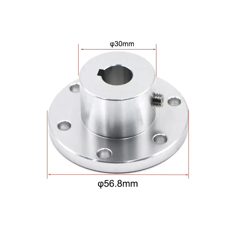 Coupler Flange Joint Coupling Keyway 5 6 8 10 12 14 15 16 18 mm for  Omni Omnidirectional Wheel High-strength aluminum alloy