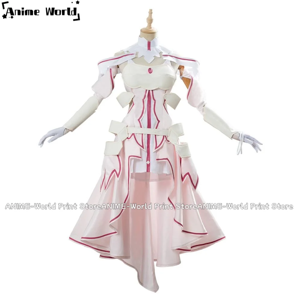 

《Custom Size》Anime Sword Art Online Sao Alicization Yuuki Asuna Cosplay Costume Any Size