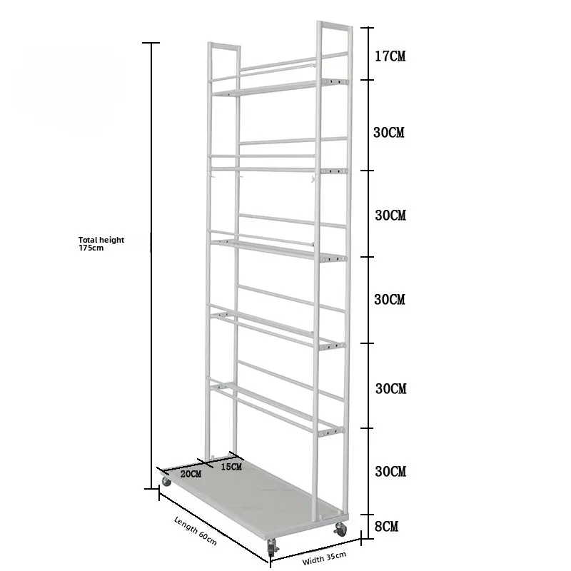 

Floor-to-ceiling flower stand Multi-layer home balcony Removable flower shop Plant shelf