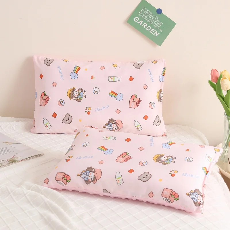 

1pc Cartoon Odorless Safe Anti-Slip Pillow Core Is Removable, Soft And Comfortable For Children In Bedroom