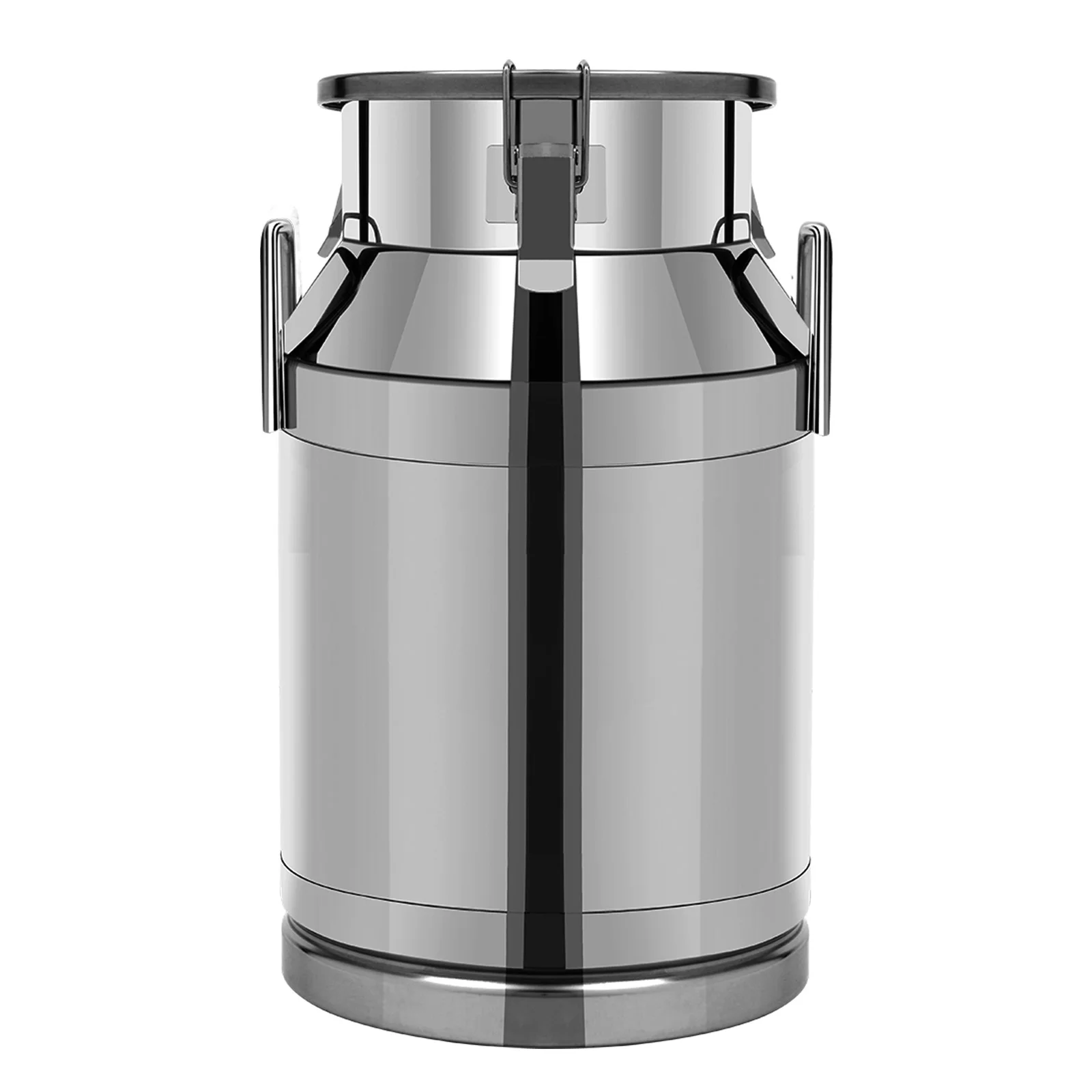 

60L Extra-Large Stainless Steel Milk Can - Heavy-Duty Ice Transport Bucket