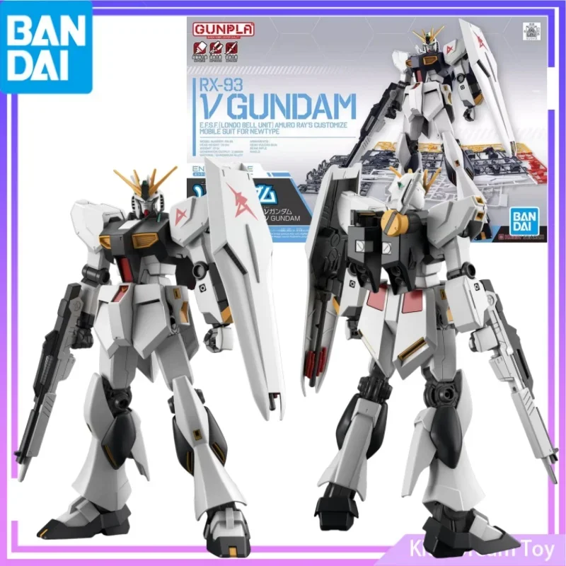 Bandai in Stock Original ENTRY GRADE EG 1/144 GUNDAM Anime Figures RX-93 Ν Gundam Action Figures Toys Collectible Model Gifts