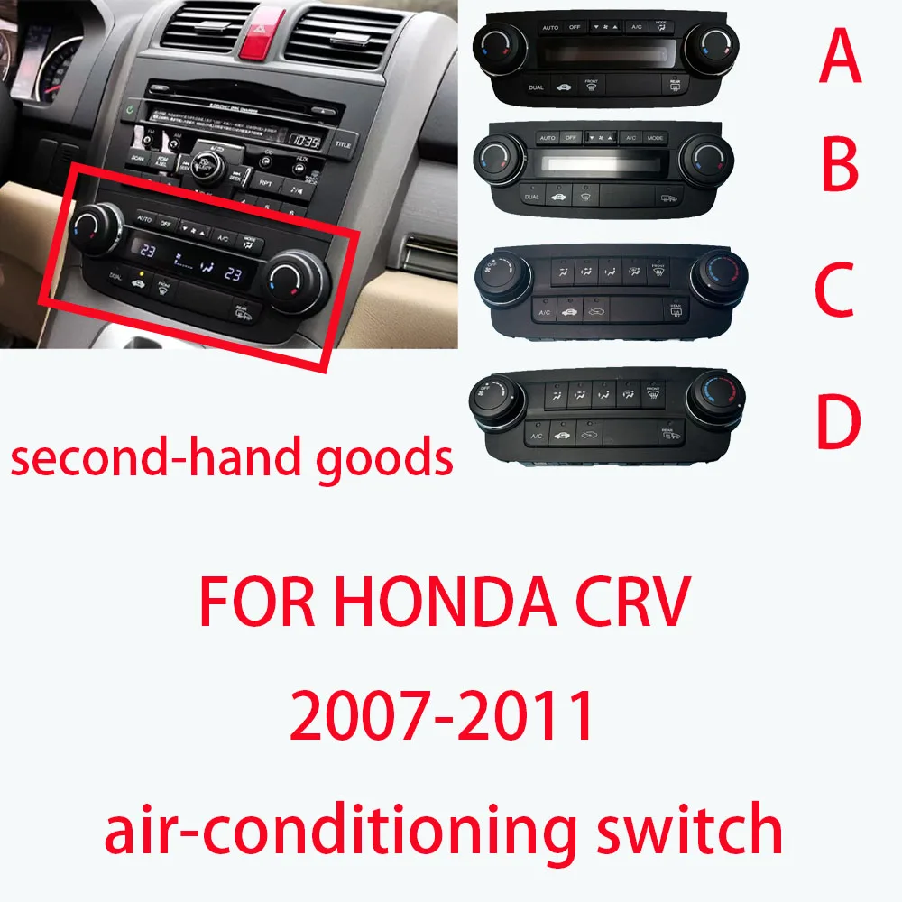 

For HONDA CRV2007-2011 Center console air conditioning panel switch Air conditioning AC switch Air conditioning control panel