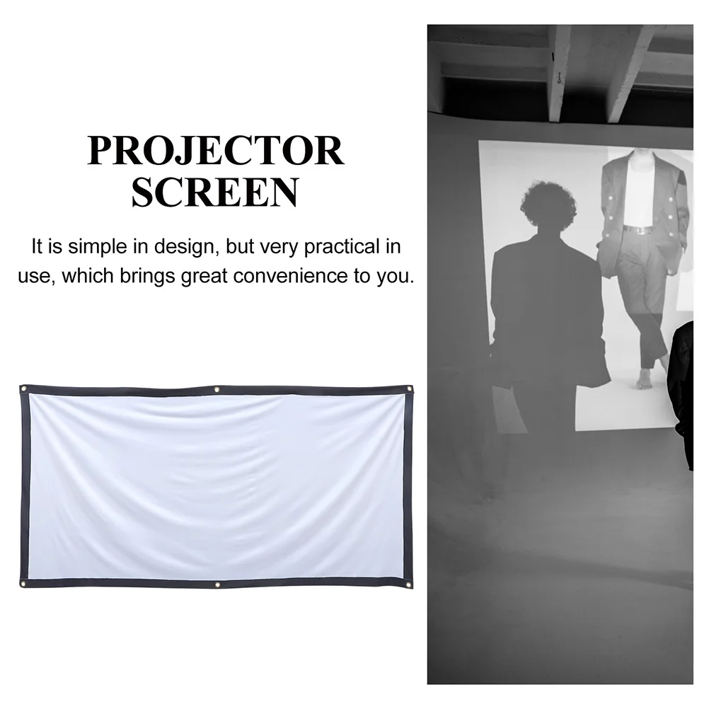 1 مجموعة 1 مجموعة 84 بوصة شاشة عرض قابلة للطي المحمولة المضادة للتجاعيد للاستخدام في الفصول الدراسية الداخلية في الهواء الطلق والتخييم