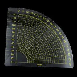 Régua com formato de leque, ferramenta de costura, round, tailor, faça você mesmo, diy, 1pcs