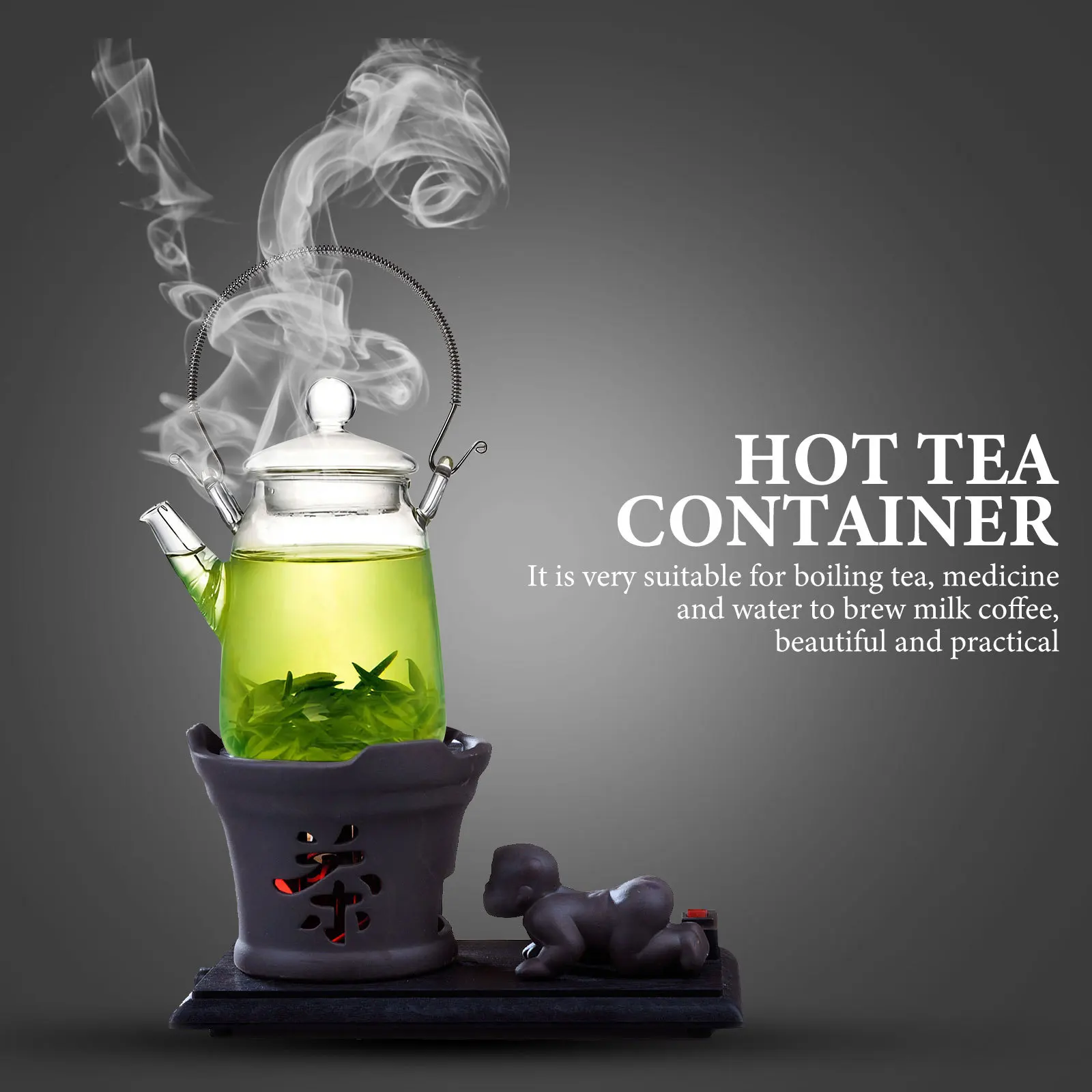 

Large Capacity Glass Water Pitcher Premium Cooling Beverage Jug for Iced Tea Juice Milk Hot Water Transparent Sturdy Lidded