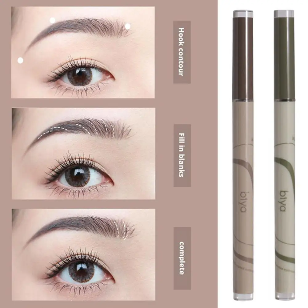 Stylo à sourcils Ultra fin, longue durée de vie, résistant aux taches, étanche, résistant à la sueur, hautement pigmenté, facile à appliquer, liquide pour les yeux