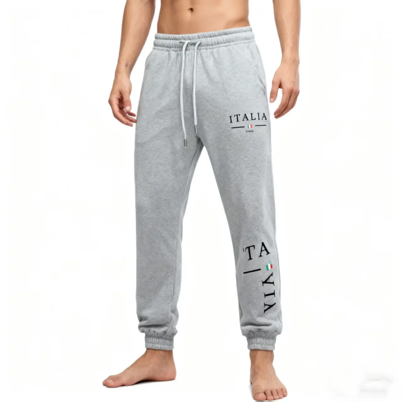 

New Mens Sweatpants Printing Casual Trousers Outdoors Fitness Sports Jogging Mens Pants Autumn Winter Hip-Hop Running Streetwear