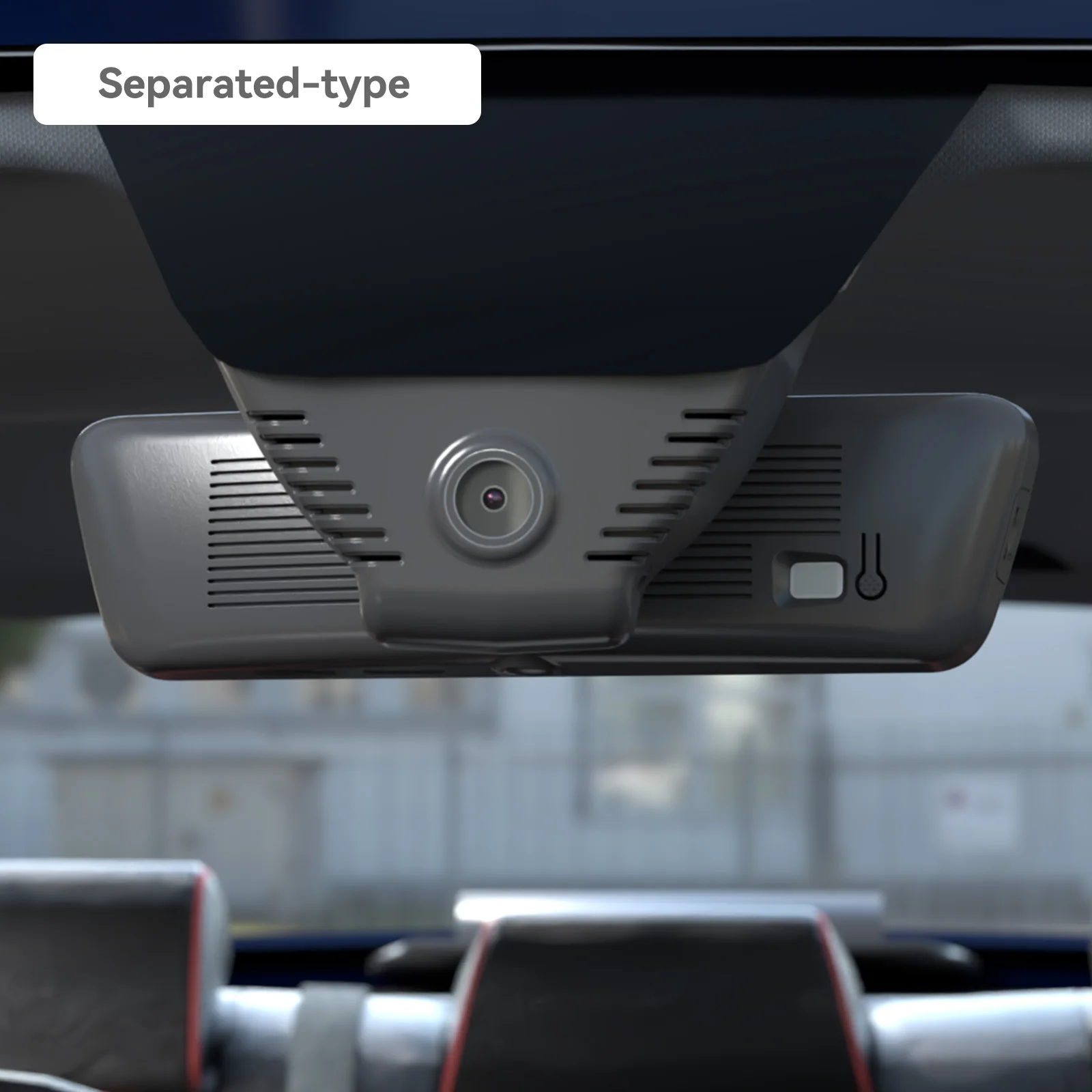 Sinjet Separated-type Rearview Digital Streaming 4K Car Camera 8.2 Inch Full Screen H8 Pro Mirror Dash Camera Universal