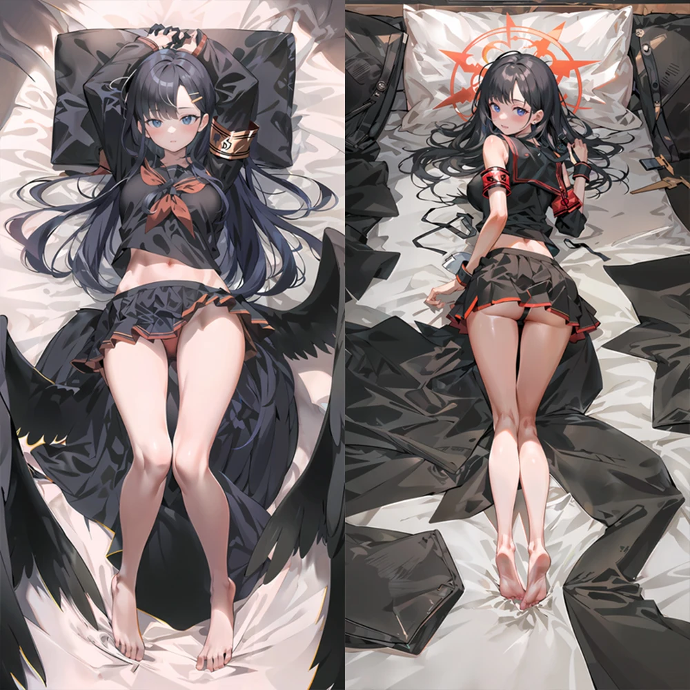 

50x180cm Anime Blue Archive Nakamasa Ichika Cosplay Dakimakura PillowCase Hugging Body Prop Pillow Cover