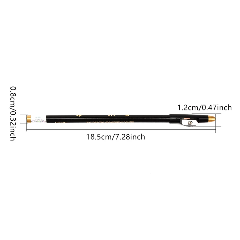 maveraKa 1 Pz Barbiere Matita Bordo Linea Sottile Rasoio Traccio Capelli Forma di Barba Accessori Con Temperamatite Linea di Capelli Penna Taglio di Capelli Trucco