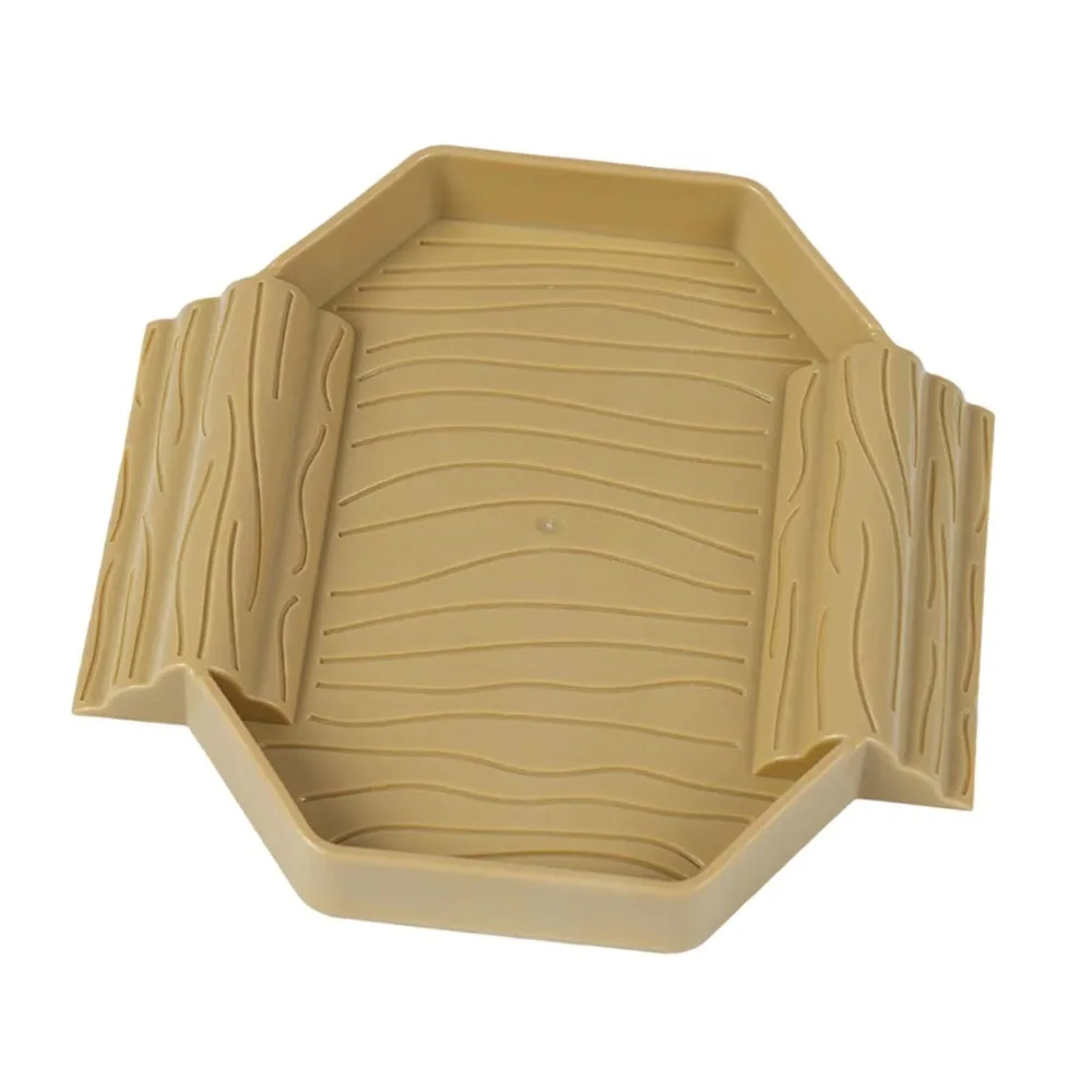 

Plastic Tortoise Water Dish Anti-Slip Bathing Pool Turtle Bath Basin Water Bowl Stain-Resistant Turtle Bath Tub All Seasons