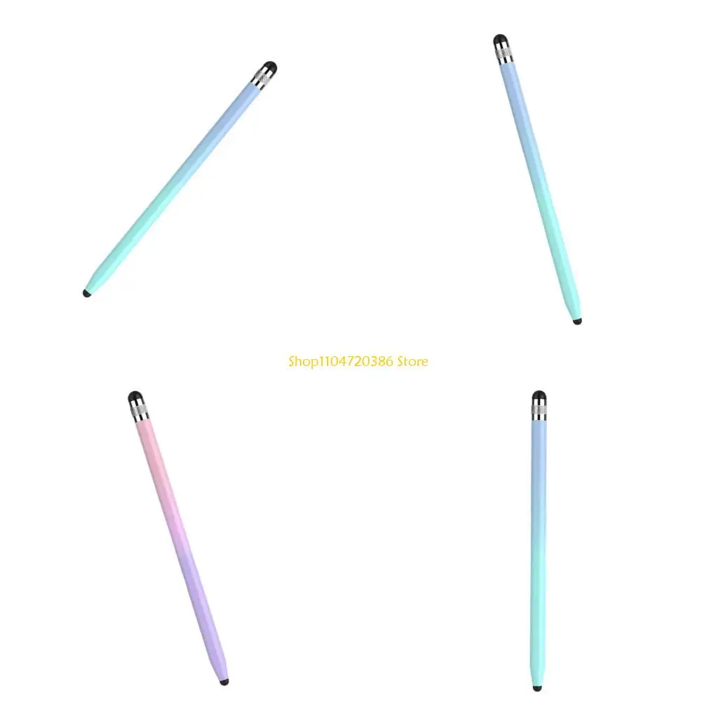 

K0EA Double End Styluses Pen for Touchable Screen High Sensitivity Silicone Styluses Drawing Styluses Pen for Smartphone