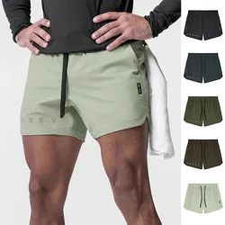 Pantalones cortos informales de verano para hombre, pantalones cortos de secado rápido para correr, baloncesto, deportes, gimnasio, Fitness, trotar, culturismo, pantalones cortos, pantalones de chándal