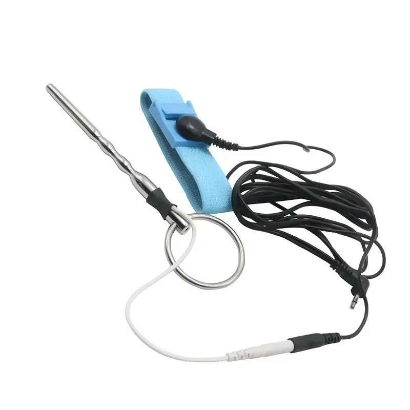 موسعات الإحليل الكهربائية الاستمناء قضيب مجرى البول قسطرة الصوت صدمة كهربائية لعبة استثارة القضيب تأخير القذف الجنس لعب للرجال #1