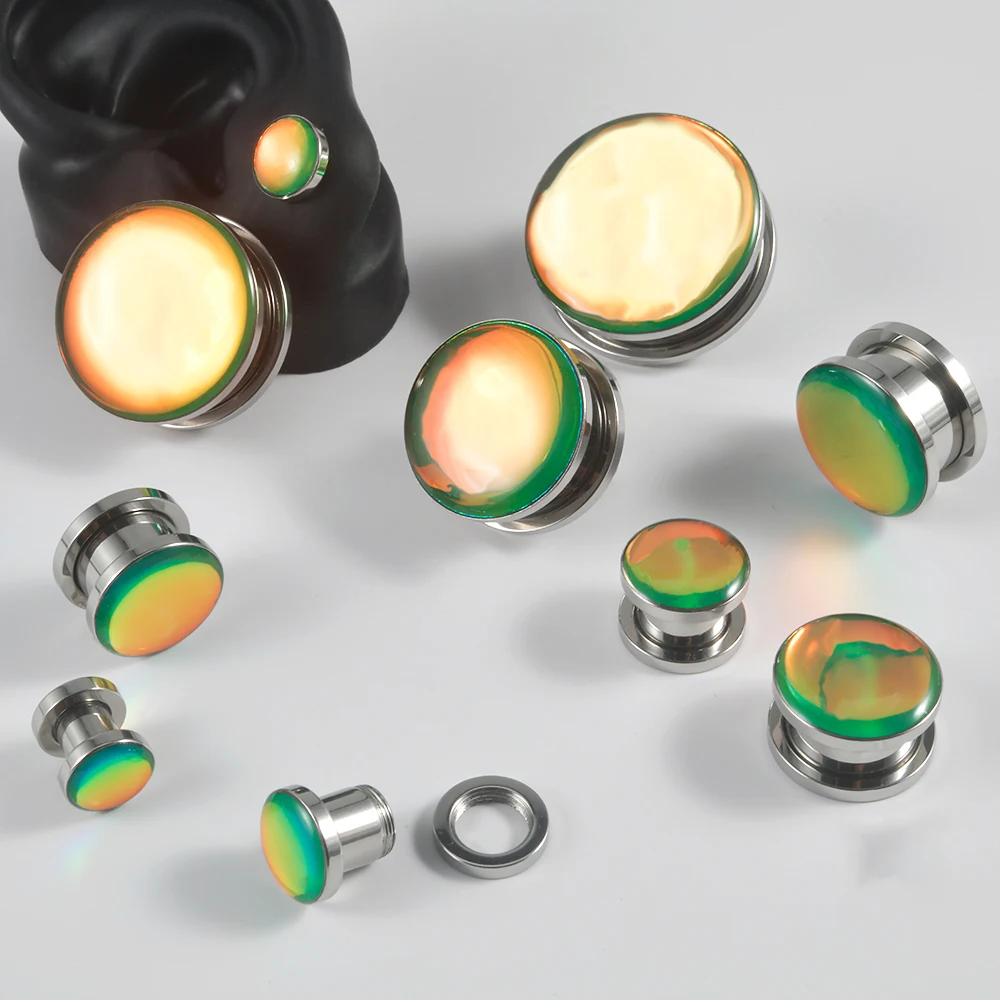 Bling Bling Flash Film Ear Plugs, 2pcs