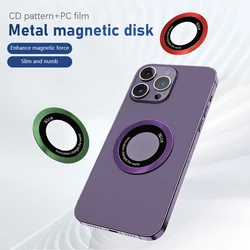 Ring Bracket For Magsafe Magnetic Plate Ring Universal Metal Sticker Support Wireless Charger Plate Sheet For Magnet Car Holder