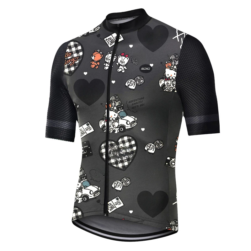 Men Short sleeve Cycling Jersey Mtb Road Bicycle Shirt Summer Breathable Bike Jersey Cycling