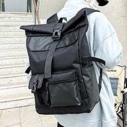 Moda plecak męski Streetwear wodoodporne plecaki podrzucane damskie pojemna na Laptop torba podróżna Mochilas torby sportowe turystyczny