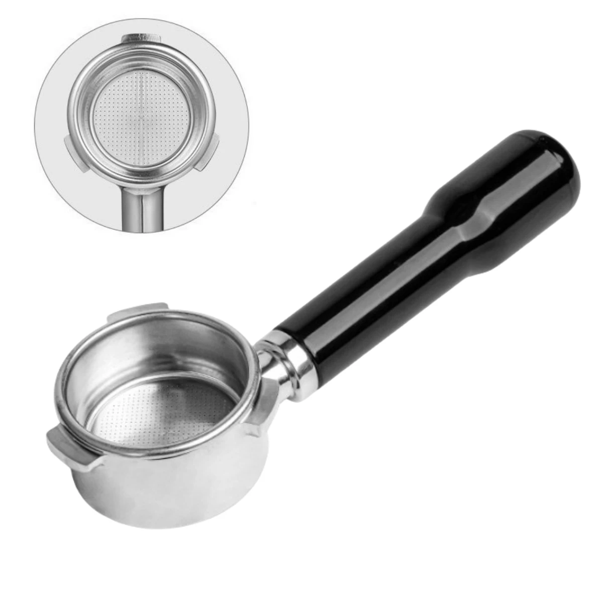 

Корзина для фильтра эспрессо с бездонным портафильтром для Breville, надежная конструкция из нержавеющей стали 304 для домашнего использования