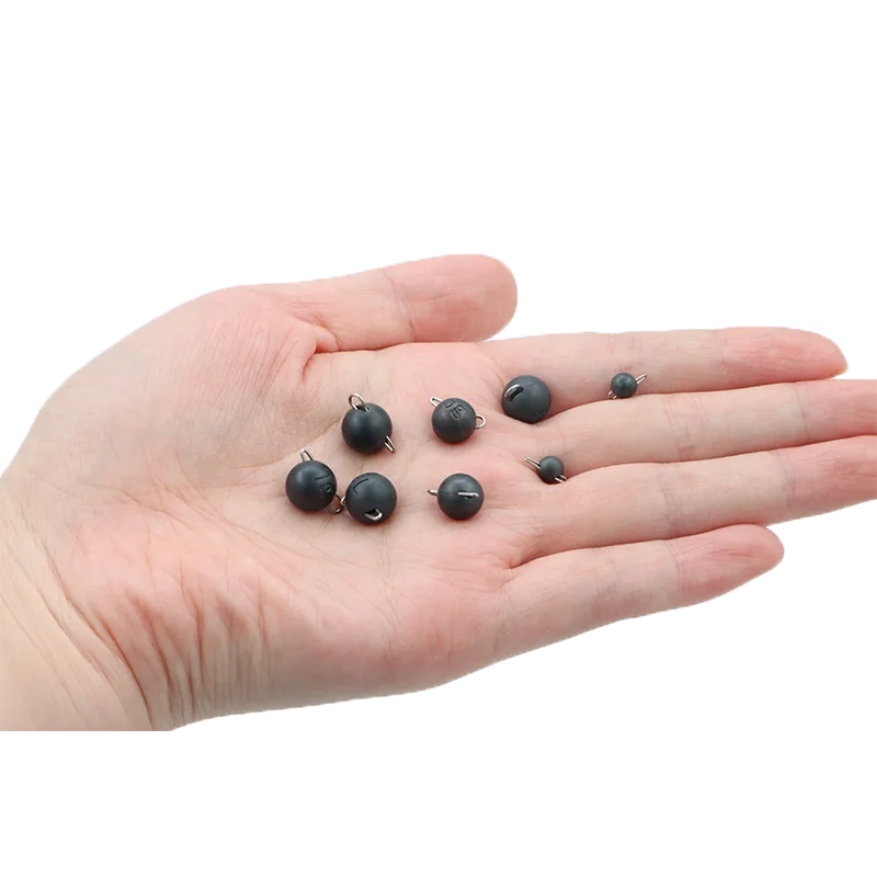 الصيد ثقالة الصيد الملحقات تهزهز رئيس رصاصة الأوزان عدة إغراء لينة 1 جرام 1.5 جرام 2 جرام 3 جرام 5 جرام هوك Aggravate ، 10 قطعة/الحقائب #5